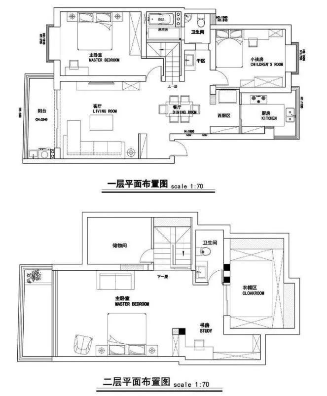 116平的北歐風樓中樓，二樓改成大主臥，好羨慕呀 家居 第2張