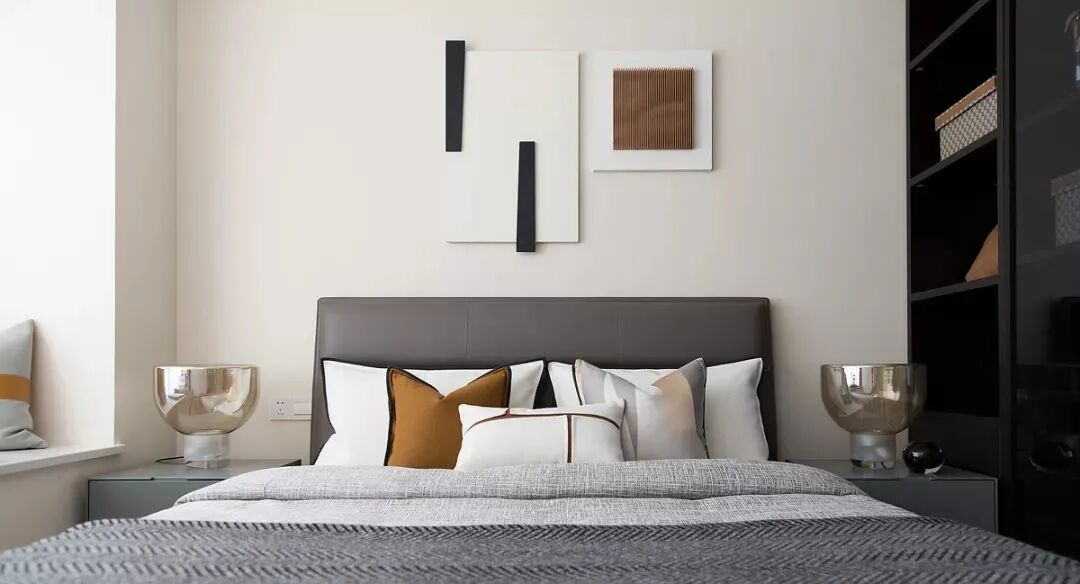 104㎡现代简约，淡雅舒适空间，点缀活泼的配色！