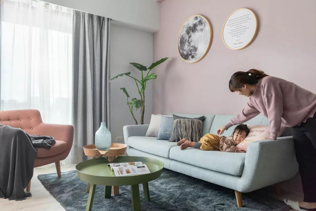 89㎡舒适北欧2室2厅，轻盈柔和的暖心之家