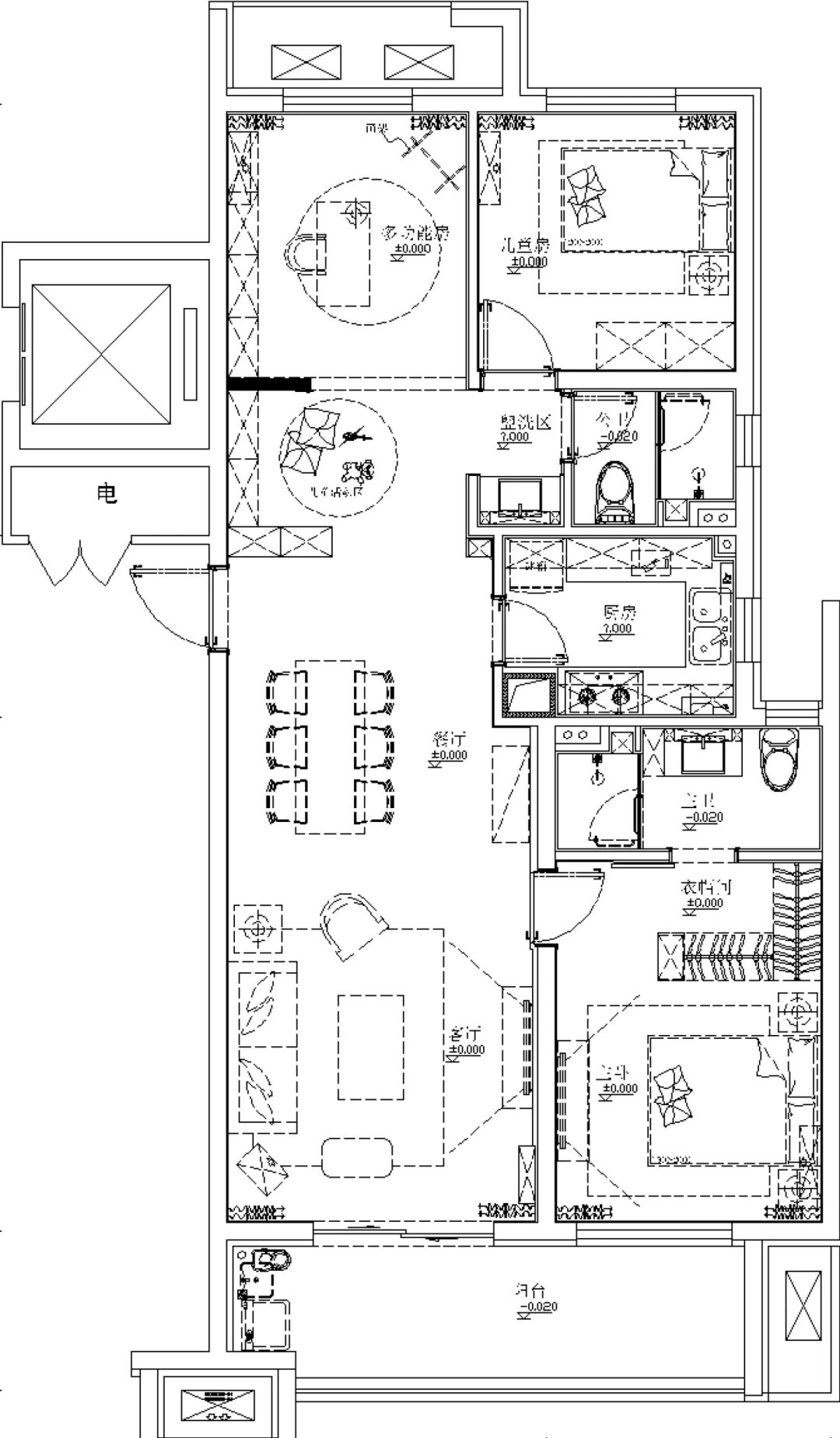 91㎡现代轻奢，东方雅韵，华丽气质