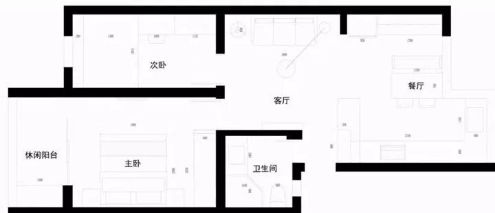 65㎡北欧混搭，文艺气息+成熟气质，舒适庄重而实用