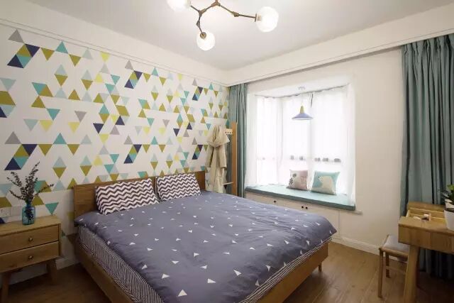 121㎡北欧风格装修，这电视墙实在太漂亮了！