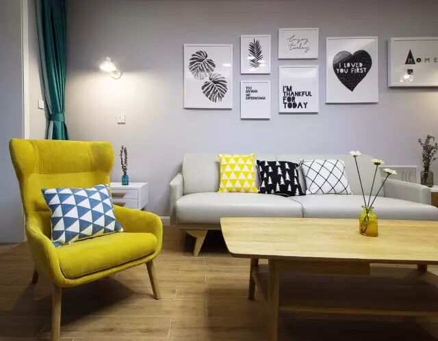 121㎡北欧风格装修，这电视墙实在太漂亮了！