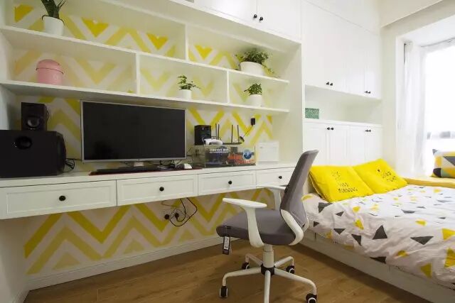 121㎡北欧风格装修，这电视墙实在太漂亮了！