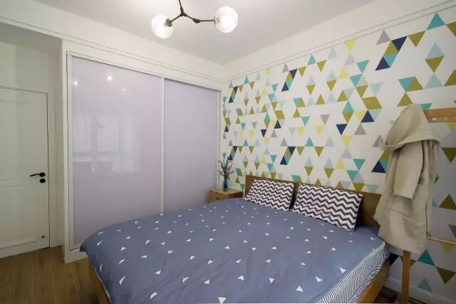 121㎡北欧风格装修，这电视墙实在太漂亮了！