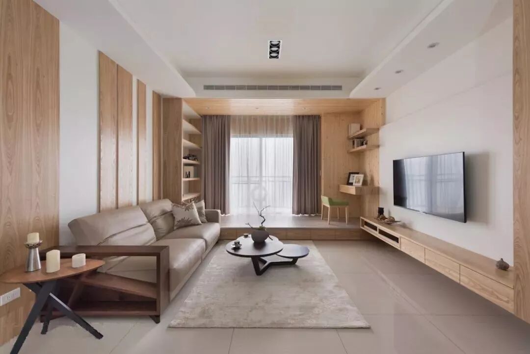 客厅没阳台怎么办？这样设计比有阳台更有范！