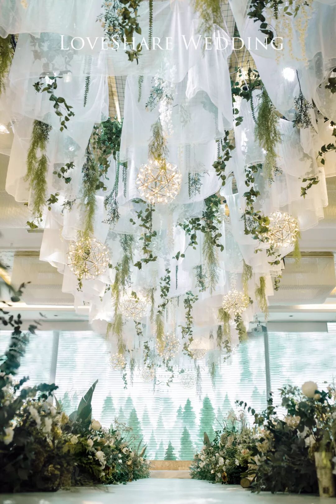 婚礼场布 | 千篇一律？森系婚礼新花样