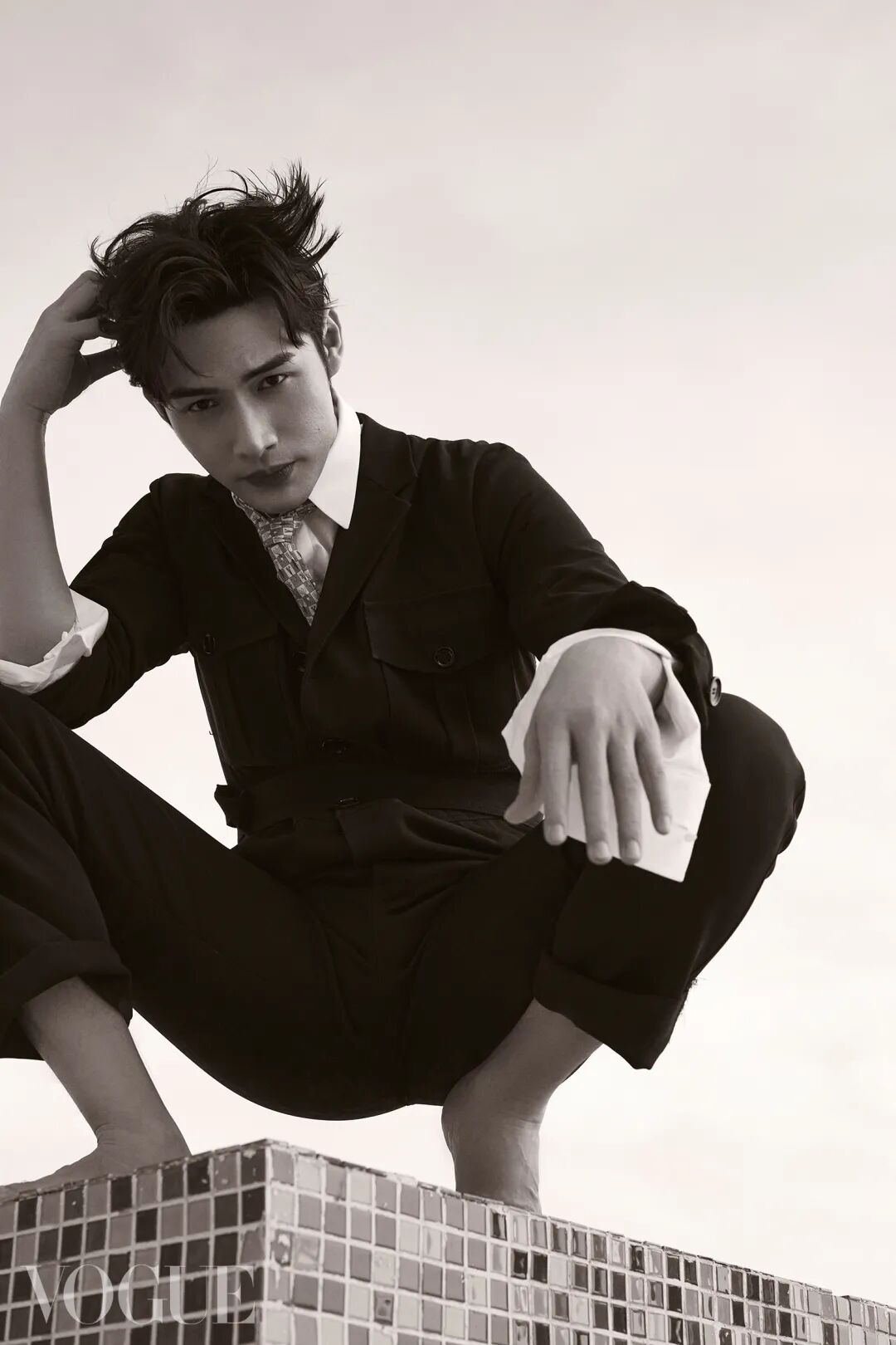 hilfiger collection彩色印花领带 hermès最近,张彬彬的焦虑来自年龄