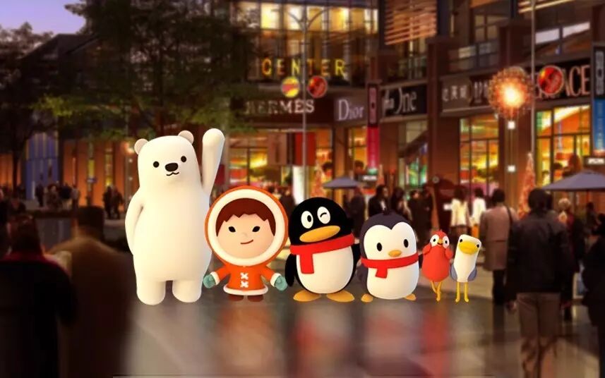 qqfamily成员(从左至右):多福,卡纳,qq,babyq,安子,奥斯卡