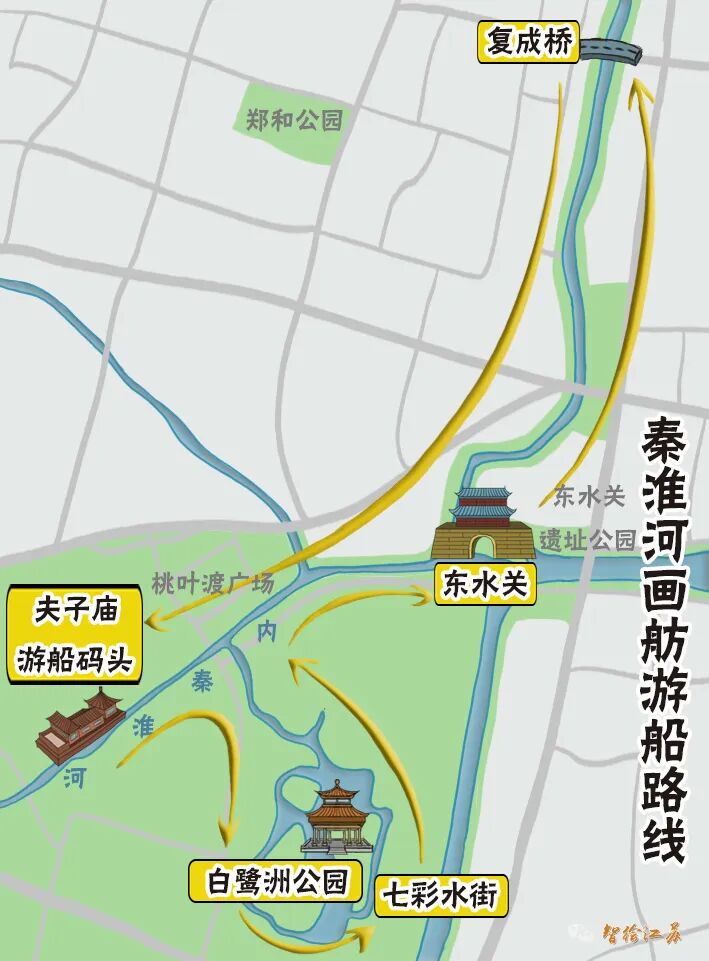 桨声灯影里的秦淮河 - 中国测绘学会官网