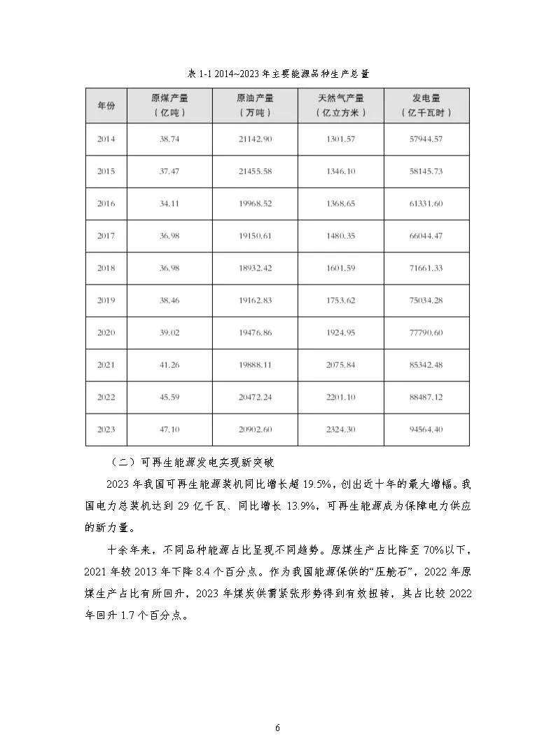 中国能源大数据报告（2024）