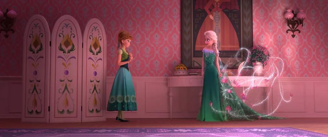 《冰雪奇緣2》公主服太美了！你們姐妹倆在一起吧 家居 第92張
