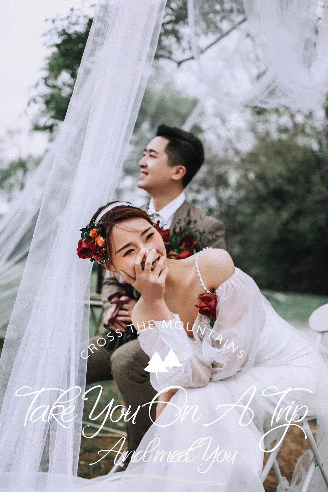 作品欣赏｜森系婚纱摄影，仙气飘飘，宛如步入森林的精灵！