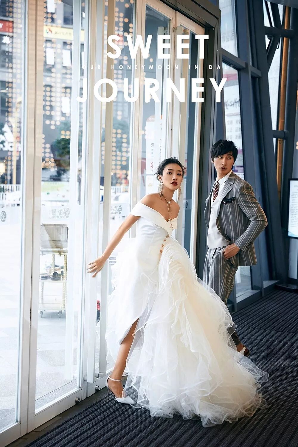 作品欣赏｜时尚街拍婚纱摄影，独属于年轻的浪漫！