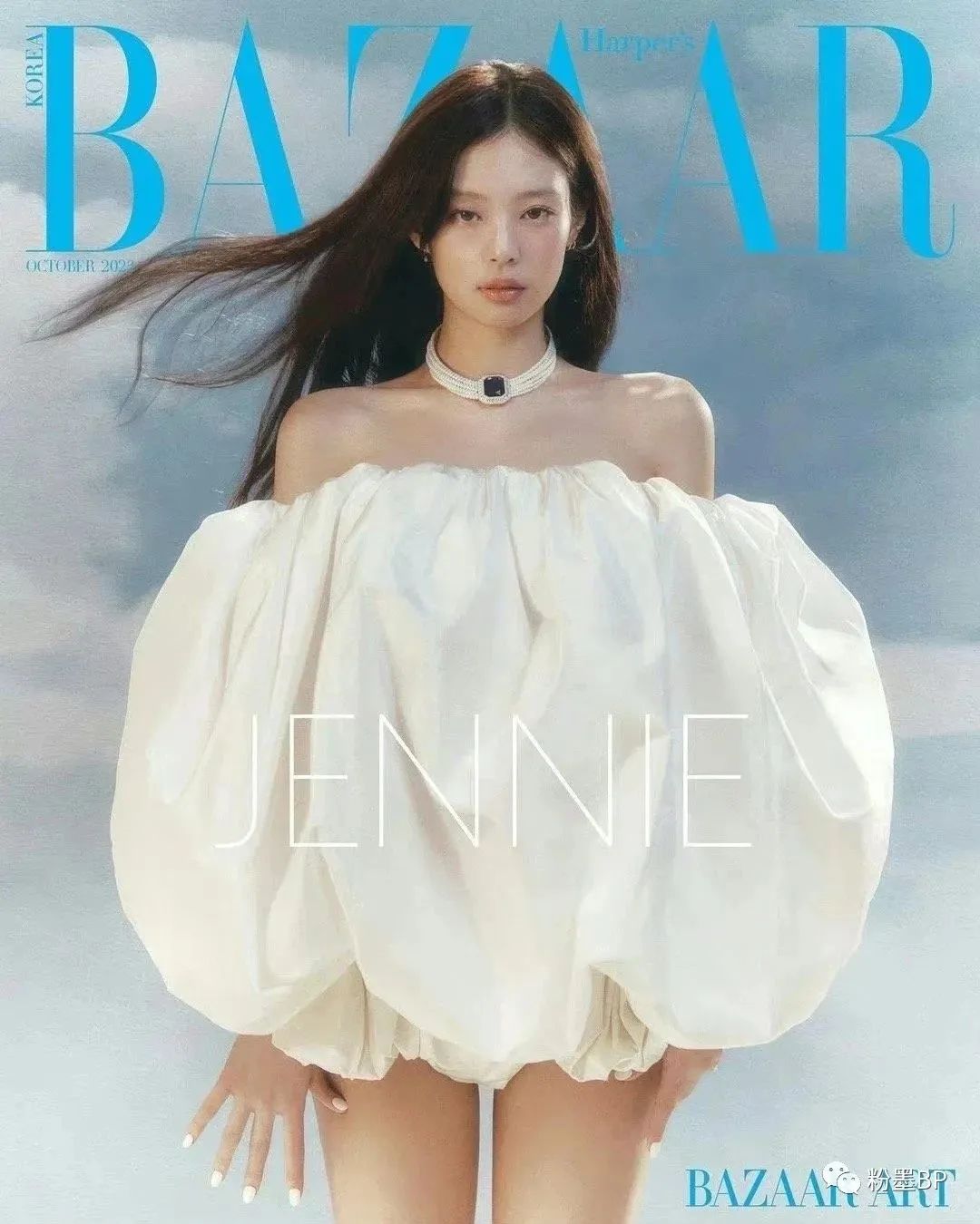 JENNIE美版芭莎十月刊封面