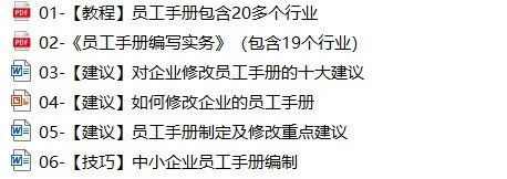 上百份名企員工手冊匯編（word可修改） 職場 第19張