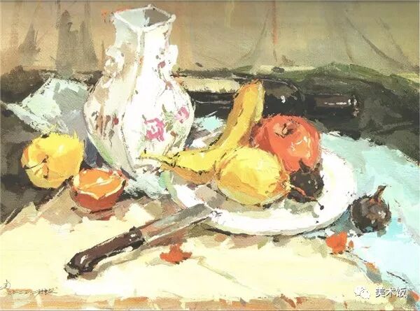 常见色彩静物组合画法之色彩静物中的瓶瓶罐罐