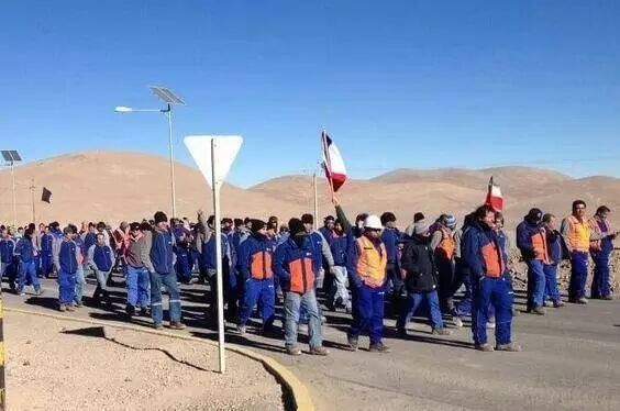 今年年初我们已经在全球最大铜矿看到非常严重的罢工.