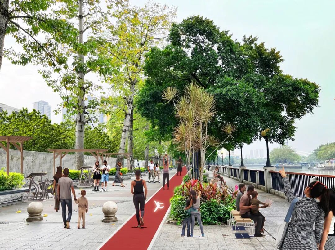 中山岐江道工程（东岸）效果图曝光