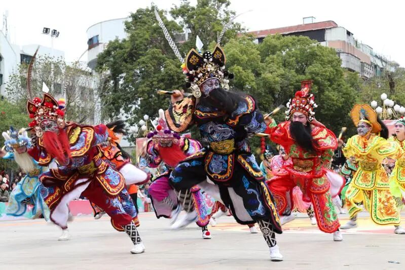 廣東潮汕的英歌舞，是首批入列大陸「國家級非物質文化遺產名錄」的民間舞蹈項目。新華社