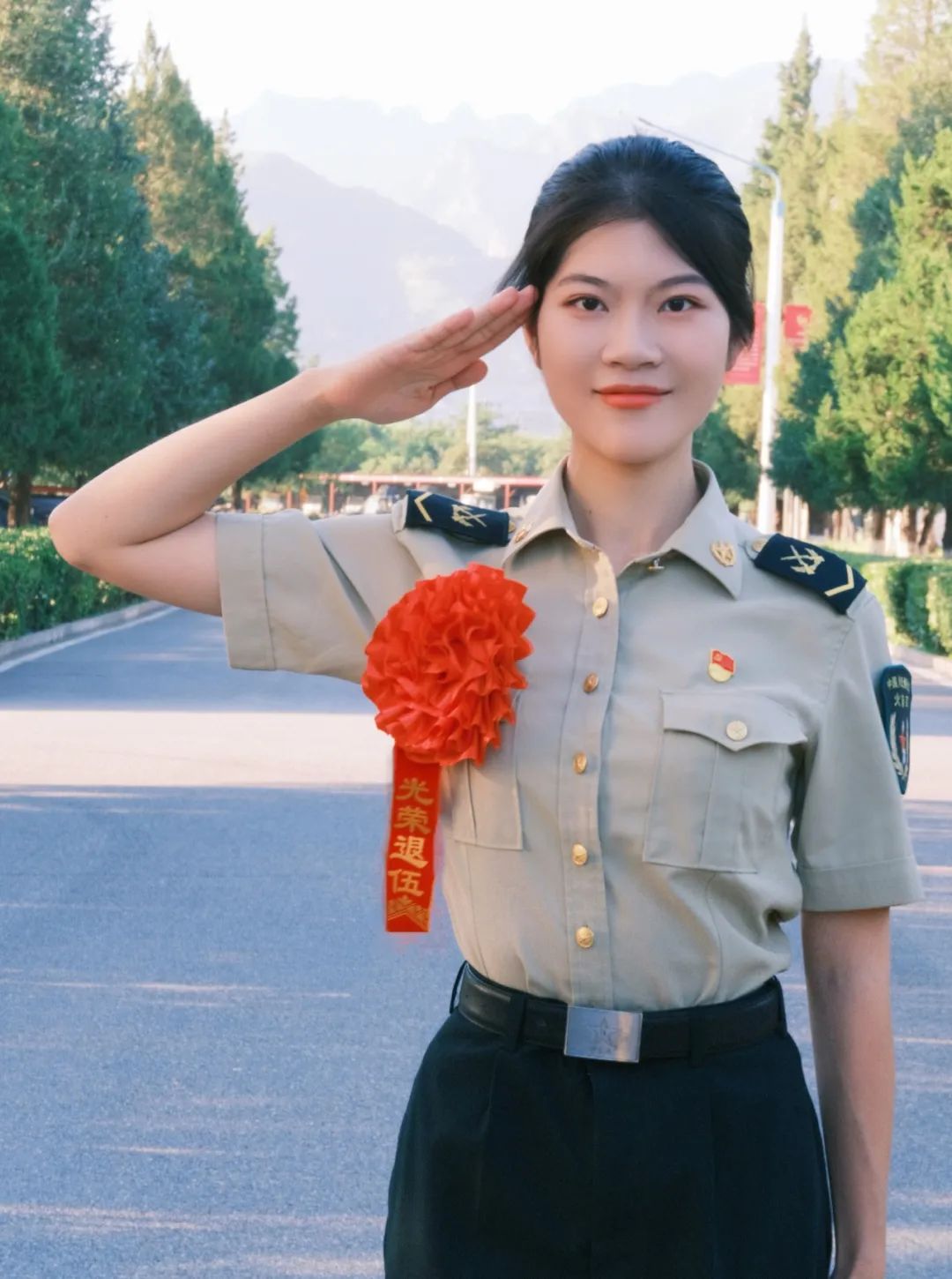 中国陆军女兵图片