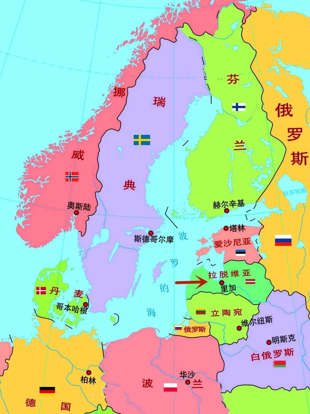 300年后彼得一世夺走的波罗的海出海口还是被瑞典封上