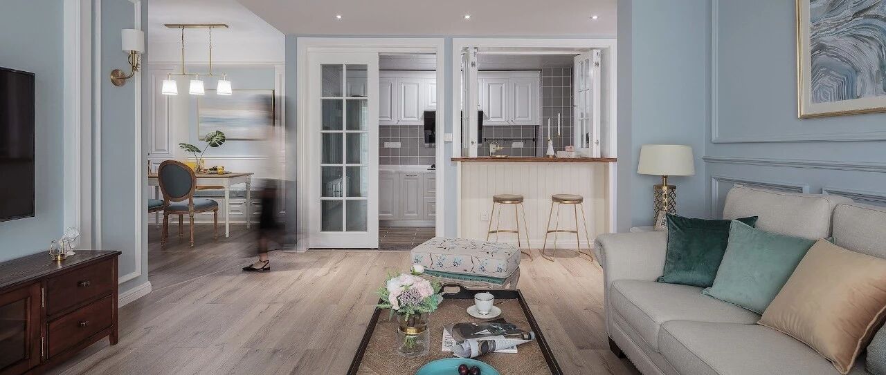 空姐高颜值美家，厨房改的挺好