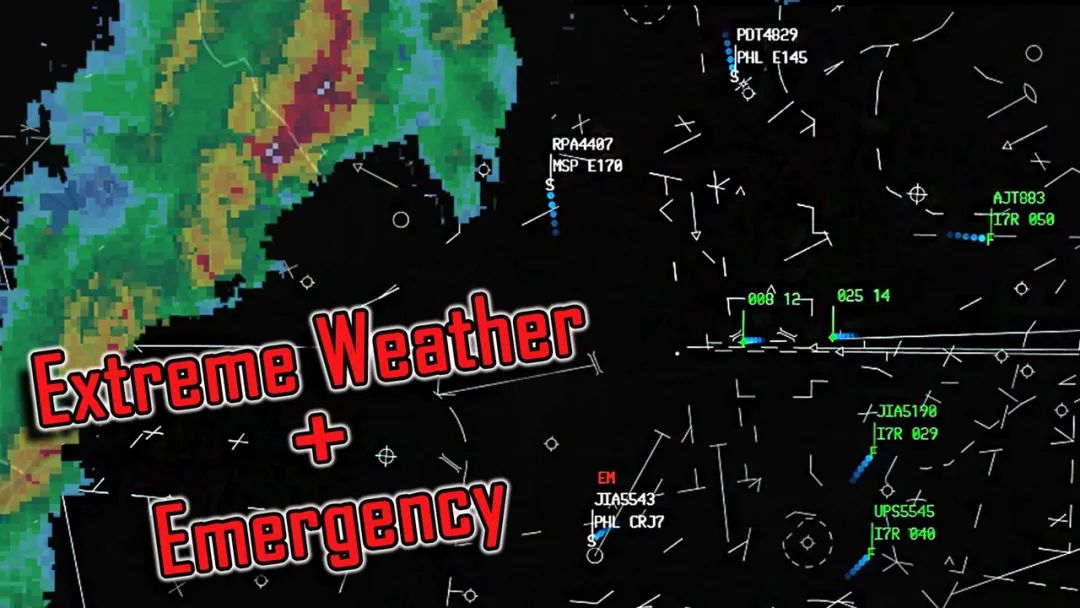 极端天气阵风52节，然后又遭遇飞机紧急状态