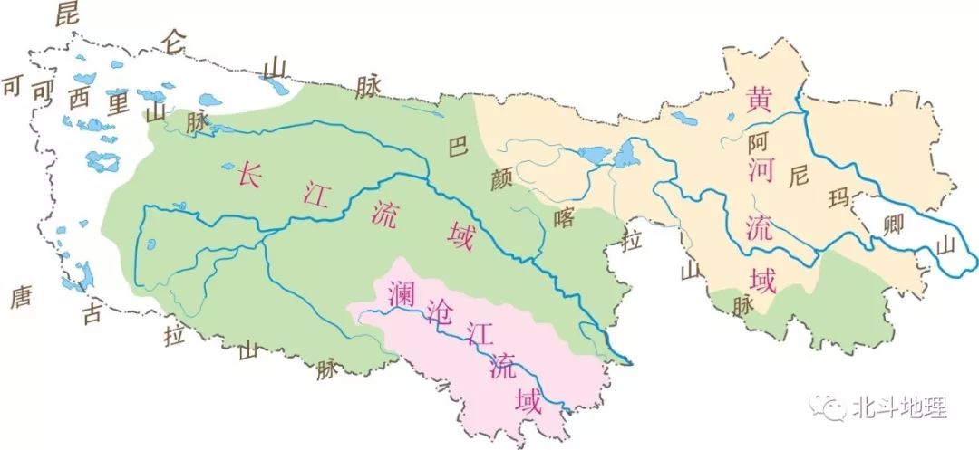 三江源手绘地图图片