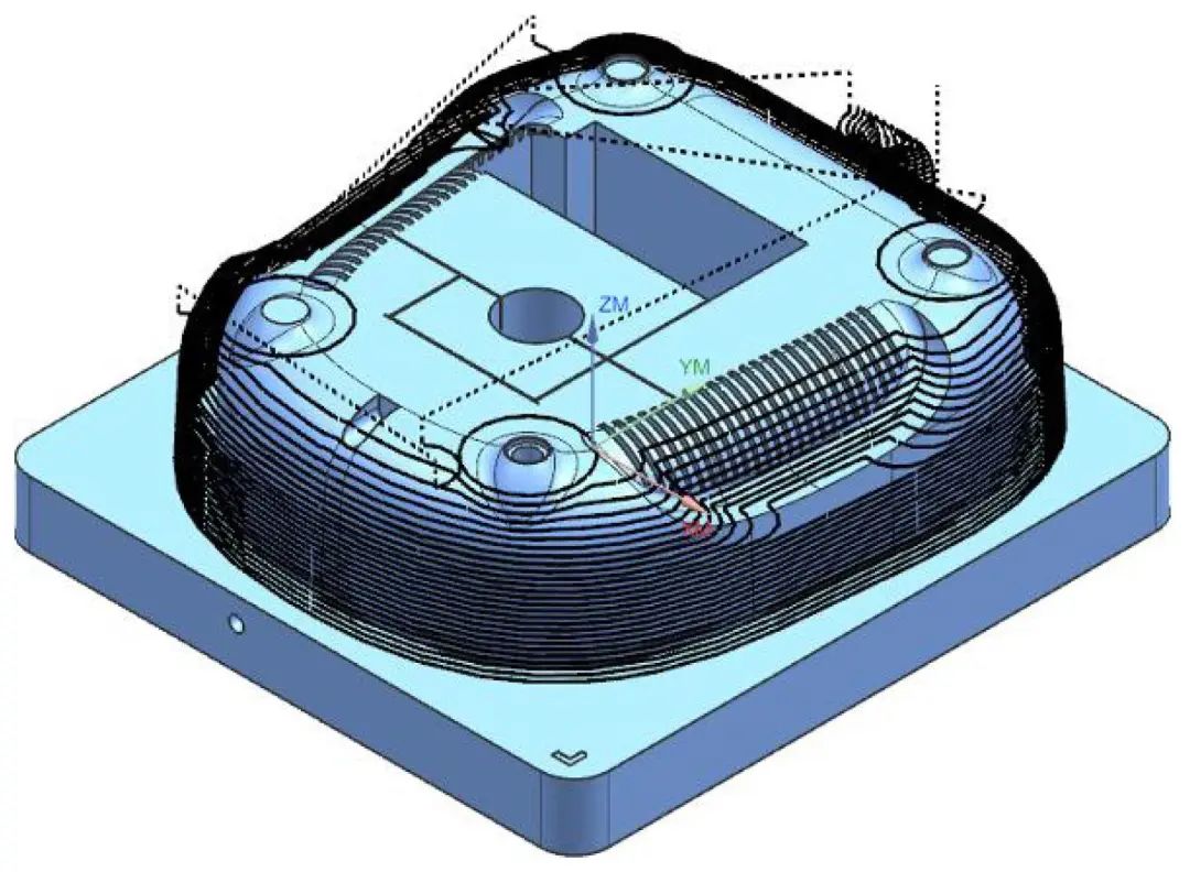 基于UG模具零件数控铣削编程浅析的图9
