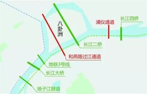 和燕路过江通道提前至2018年开工南京规划建设21条过江通道