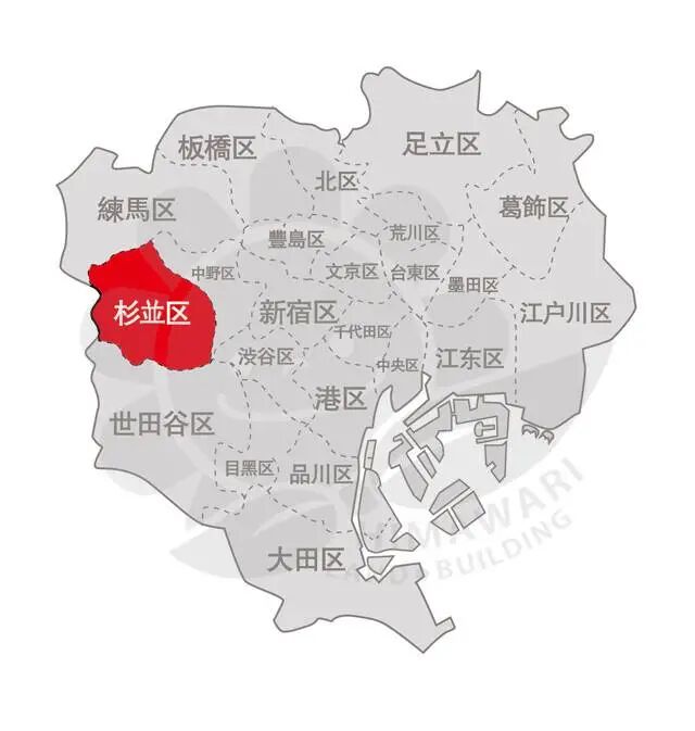 日本东京都杉并区西荻洼一户建 橙果网