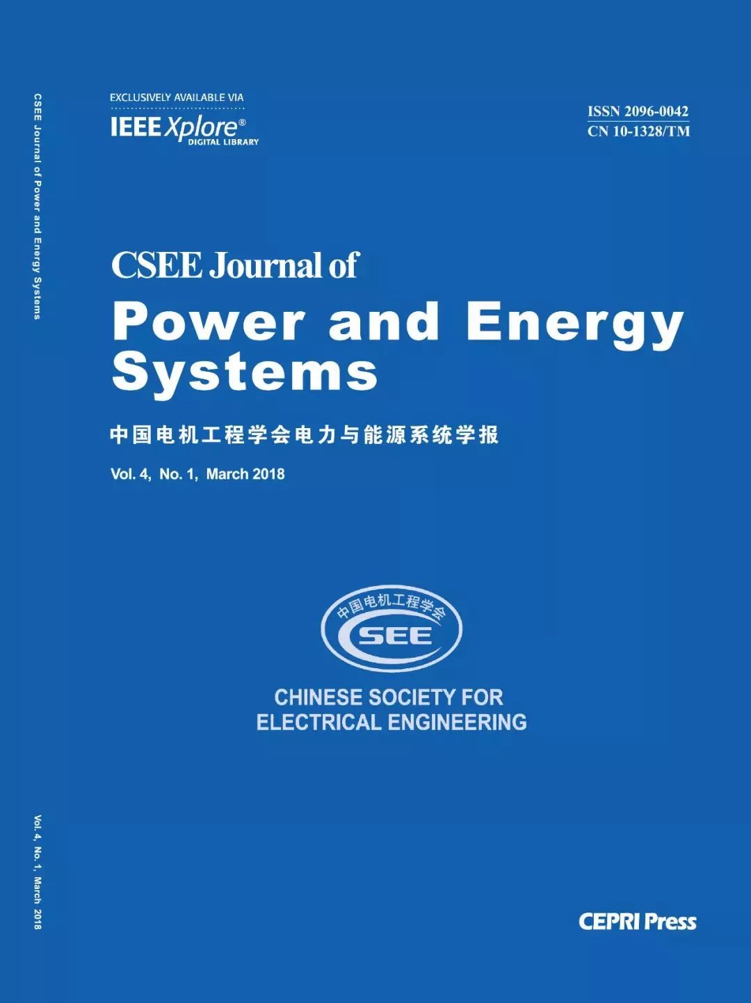 BOB盘口:CSEE JPES 中国电机工程学会Journal of Electric Power and Energy Systems（英文版）可被SCI收录