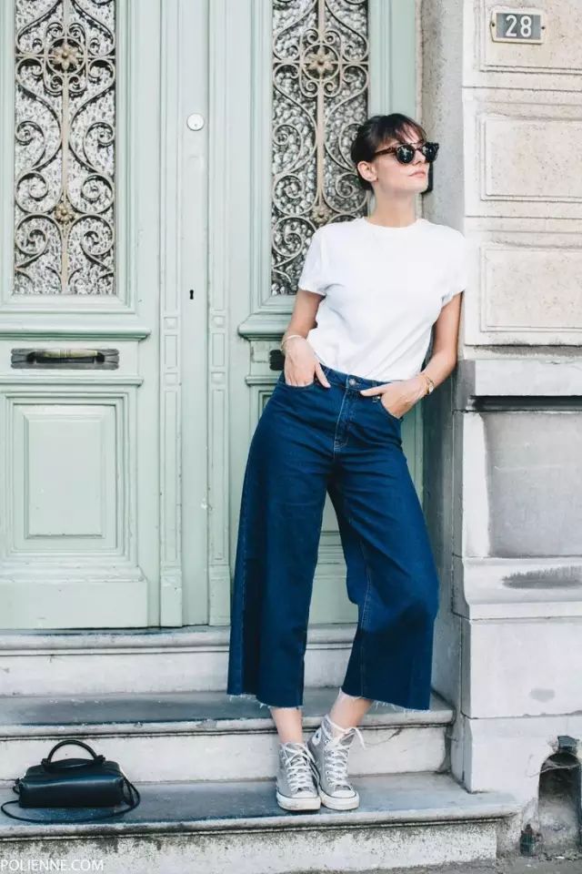 2019春夏最流行、最時髦的，非牛仔闊腿褲莫屬！ 時尚 第28張