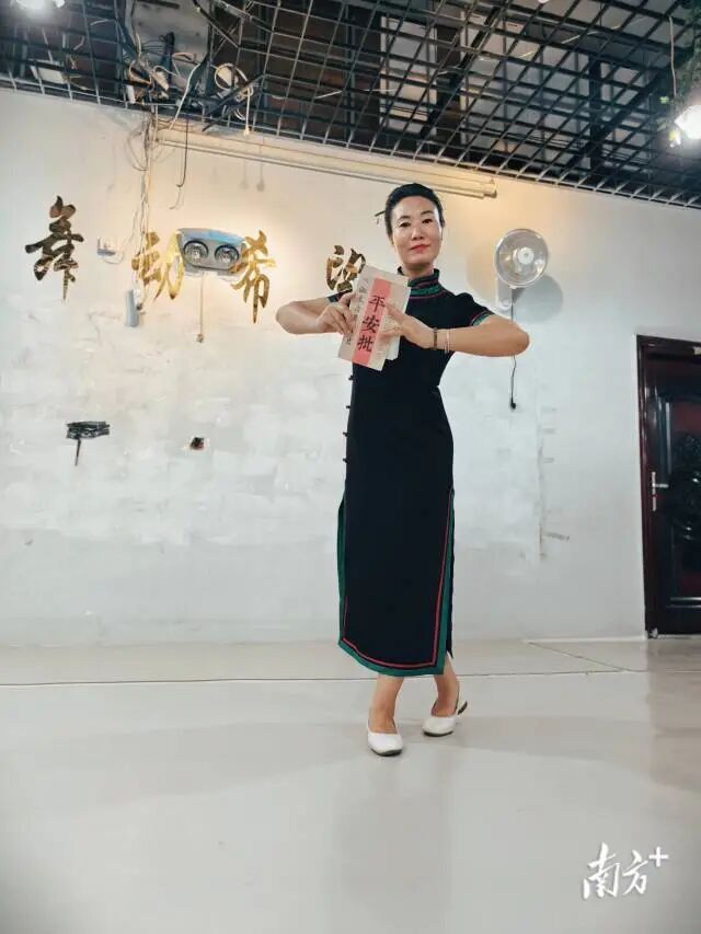 排练现场。