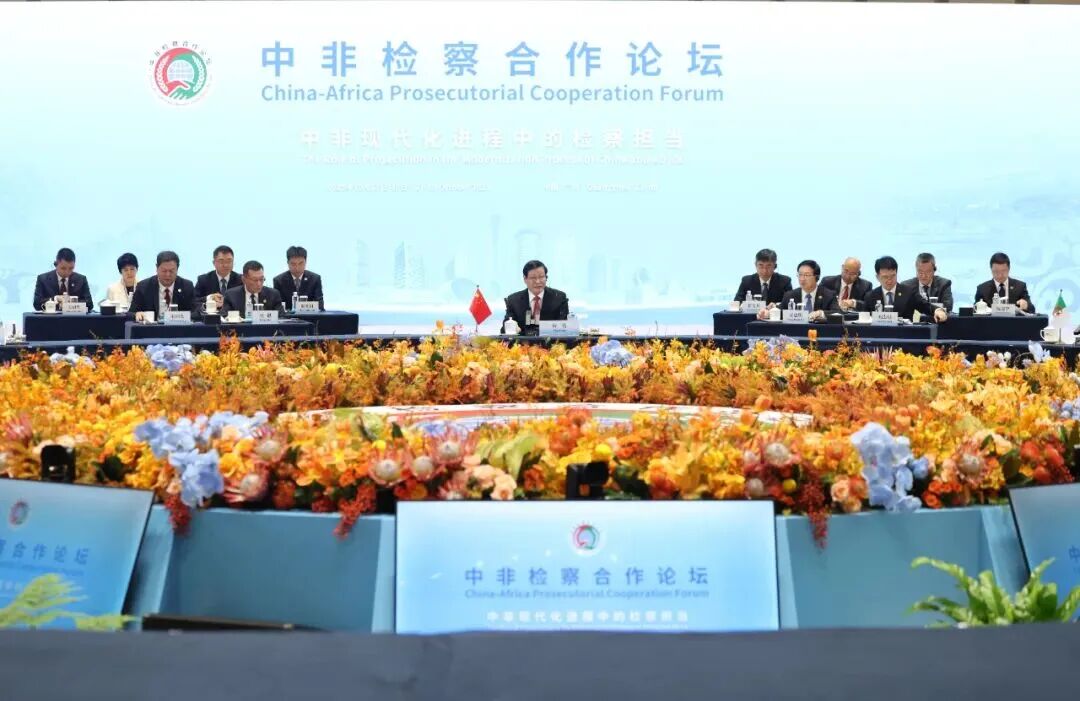 应勇率中国检察代表团出席会议并作主旨发言。