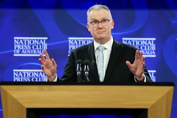 Minister for Immigration and Citizenship Tony Burke during his address to the National Press Club.