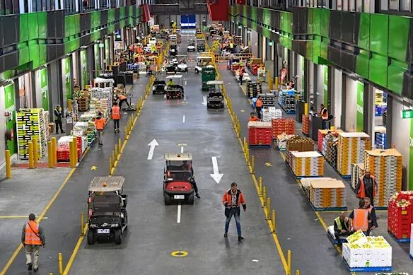 Melbourne’s wholesale market moved into the $600-million Epping site in 2015.