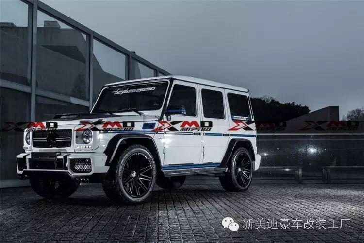 奔驰w463g500g55g63g65改装fairydesign宽体包围轮眉机盖