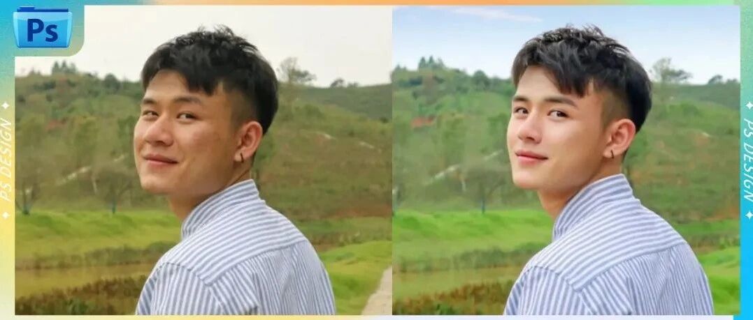 太可怕了！当男生为自己Ps美颜...