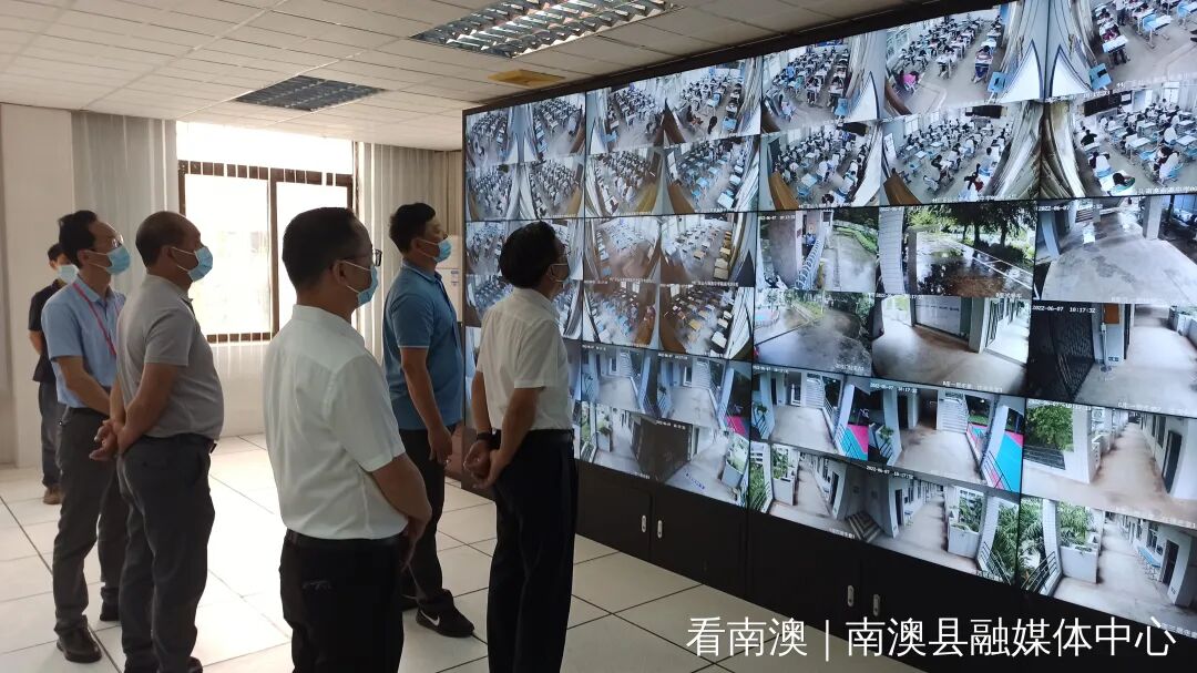 南澳县政府主要领导带队巡查高考考场各项工作