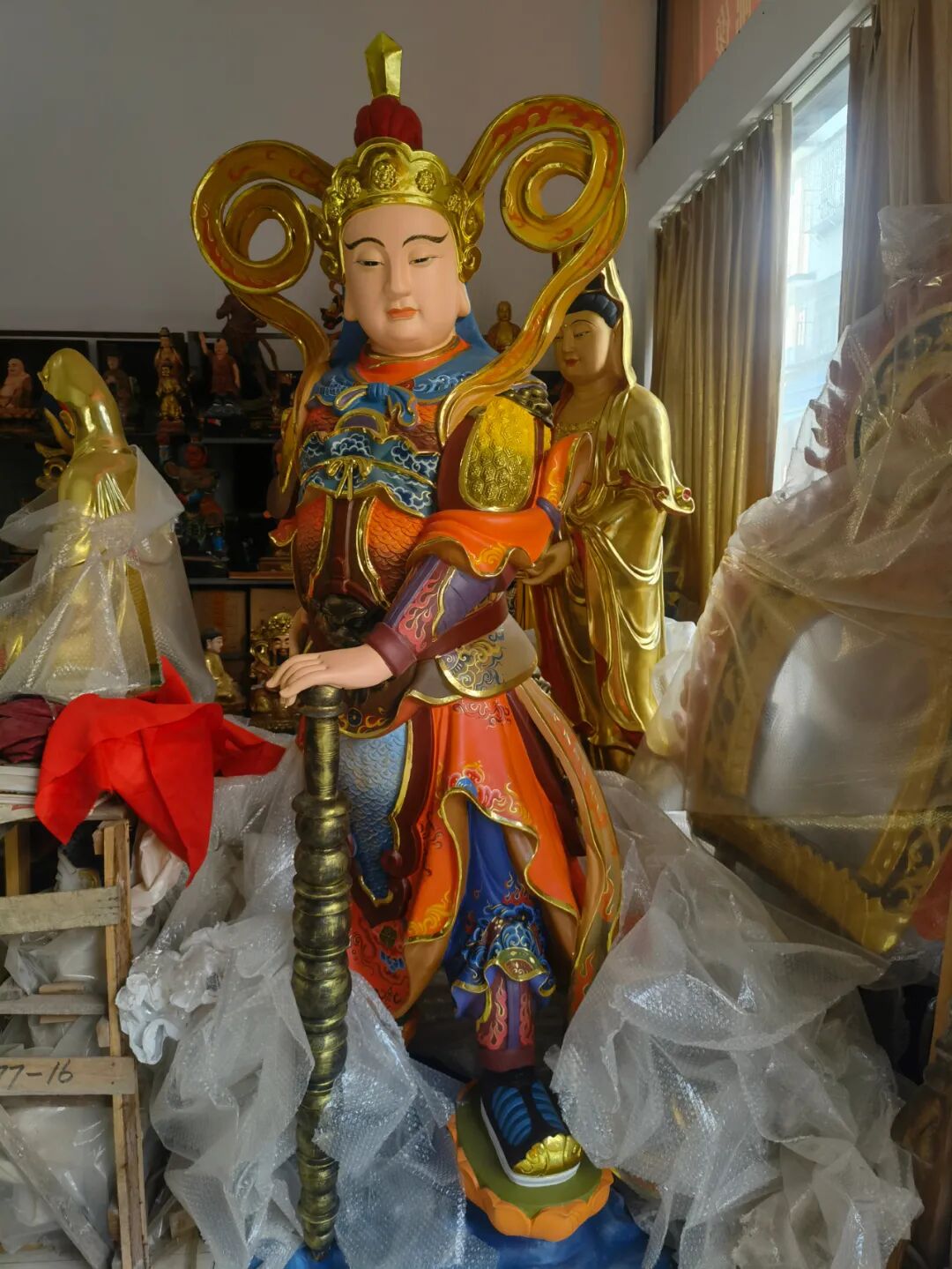 金钟阁禅寺恭迎韦陀菩萨圣诞——迎请韦陀菩萨圣相