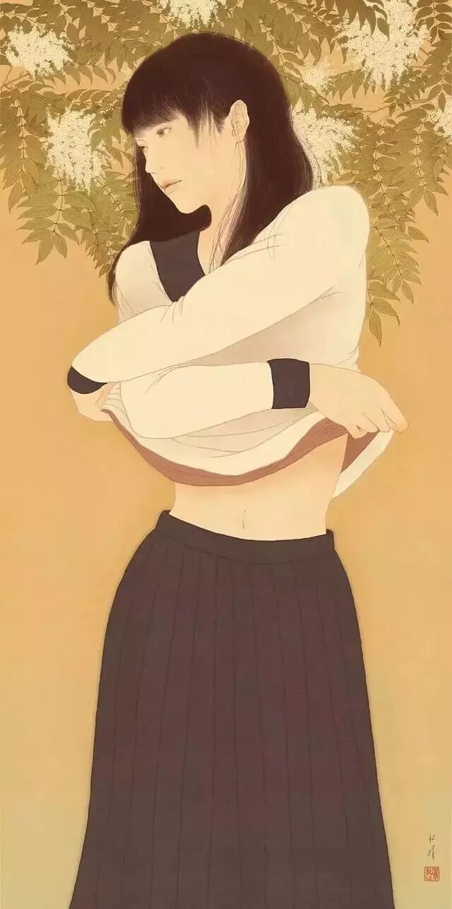 日本画家松浦シオリ工笔画作品充满东方韵味 创e派 微信公众号文章阅读 Wemp