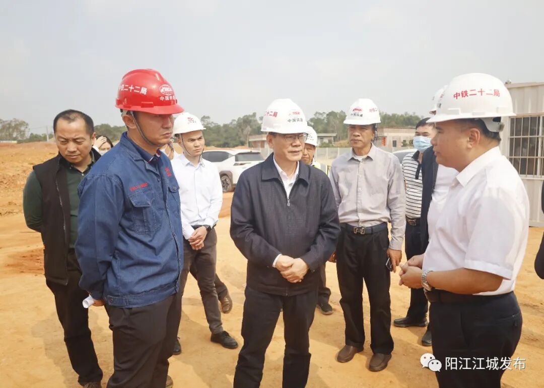李仕鹏调研江城第一中学建设情况 -阳江市江城区人民政府门户网站