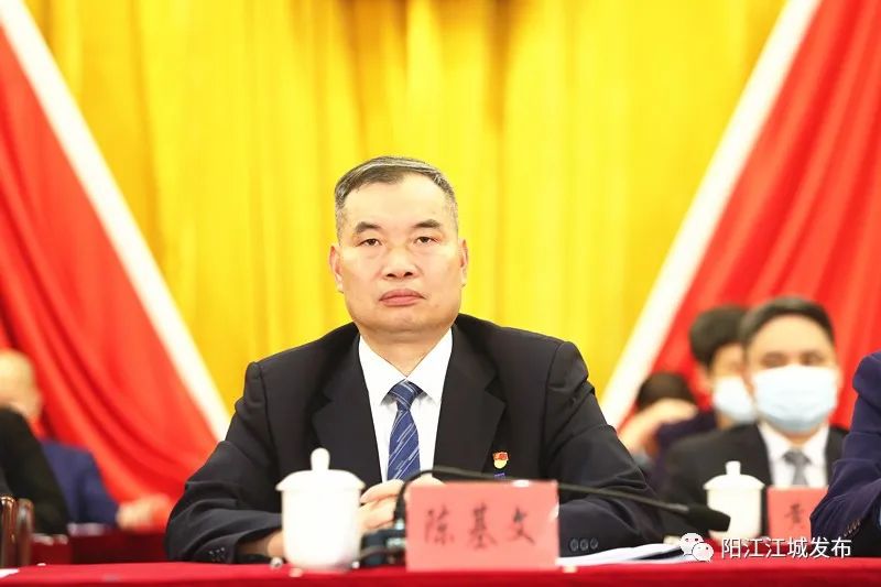 江城区第八届人民代表大会第七次会议执行主席陈基文,冯国芳,梁小昌