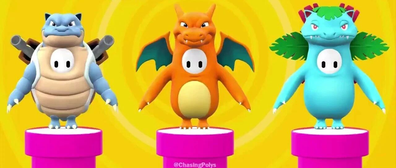 《糖豆人》X《宝可梦》，这波如果能联动就太棒了！