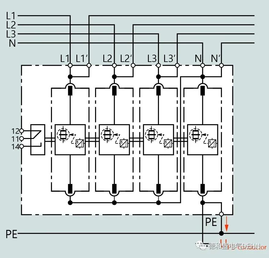 低壓開關設備組件（防雷）電涌保護解決方案的圖7