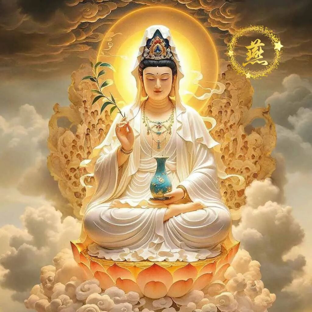 观音赐福头像,带来一整年福泽