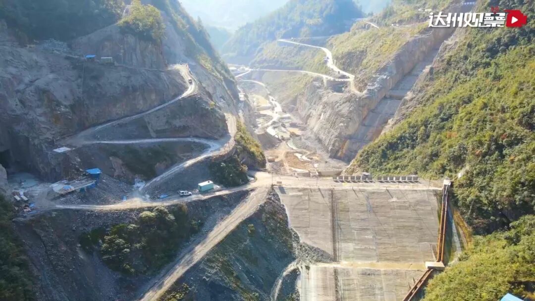 震撼在建中的重大水利项目土溪口水库如此壮观