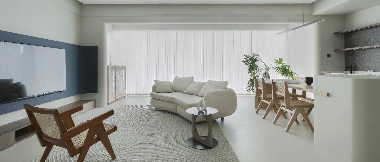 129㎡精装房改造，去风格化的空间，用材质和元素诠释自然舒适！